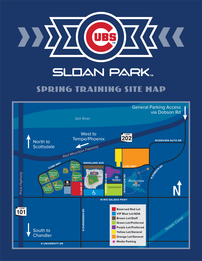 Springtraining Parking Map 