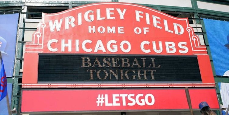 Time Lapse Shows Installation of Wrigley Field's Famous Marquee - Curbed  Chicago