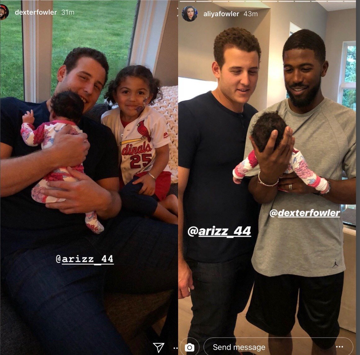 Bears News: Rizzo meets Fowler's precious baby for the first time