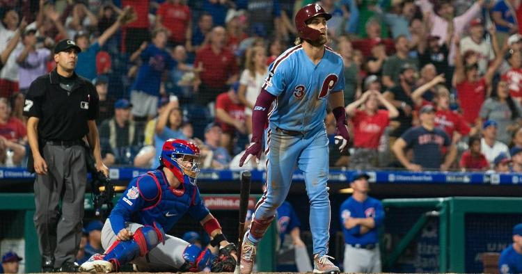 Phillies beat Cubs 7-5 with Bryce Harper walk-off grand slam