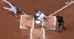 Cubs' Javier Baez on his 'swim move' to safely avoid a tag at