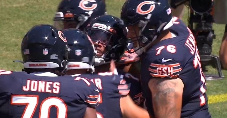 WATCH: Chase Claypool's first TD with the Bears